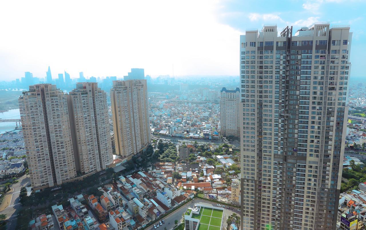 Annie Apartment Vinhome Central Park Ho Chi Minh-staden Exteriör bild